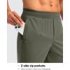 imageG Gradual 30quot32quot34quot Inseam Tall Mens Sweatpants with Zipper Pockets Stretch Golf Workout Pants for Men Casual AthleticSage