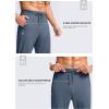 imageG Gradual Mens 30quot32quot34quot36quot Inseam Tall Sweatpants with Zipper Pockets Stretch Long Joggers Athletic Workout Pants MenDusty Blue
