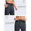 imageG Gradual Mens 30quot32quot34quot36quot Inseam Tall Sweatpants with Zipper Pockets Stretch Long Joggers Athletic Workout Pants MenGrey