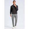 imageG Gradual Mens 30quot32quot34quot36quot Inseam Tall Sweatpants with Zipper Pockets Stretch Long Joggers Athletic Workout Pants MenLight Grey