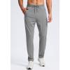 imageG Gradual Mens 30quot32quot34quot36quot Inseam Tall Sweatpants with Zipper Pockets Stretch Long Joggers Athletic Workout Pants MenLight Grey