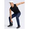 imageG Gradual Mens 30quot32quot34quot36quot Inseam Tall Sweatpants with Zipper Pockets Stretch Long Joggers Athletic Workout Pants MenNavy