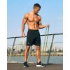 imageG Gradual Mens Athletic Running Shorts with Zipper Pockets Quick Dry 7quot 5quot 9quot Workout Gym Shorts for Basketball HikingBlack