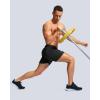imageG Gradual Mens Athletic Running Shorts with Zipper Pockets Quick Dry 7quot 5quot 9quot Workout Gym Shorts for Basketball HikingBlack