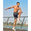 imageG Gradual Mens Athletic Running Shorts with Zipper Pockets Quick Dry 7quot 5quot 9quot Workout Gym Shorts for Basketball HikingDark Grey