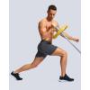 imageG Gradual Mens Athletic Running Shorts with Zipper Pockets Quick Dry 7quot 5quot 9quot Workout Gym Shorts for Basketball HikingDark Grey