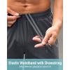 imageG Gradual Mens Athletic Running Shorts with Zipper Pockets Quick Dry 7quot 5quot 9quot Workout Gym Shorts for Basketball HikingDark Grey