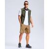 imageG Gradual Mens Athletic Running Shorts with Zipper Pockets Quick Dry 7quot 5quot 9quot Workout Gym Shorts for Basketball HikingDark Khaki