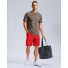 imageG Gradual Mens Athletic Running Shorts with Zipper Pockets Quick Dry 7quot 5quot 9quot Workout Gym Shorts for Basketball HikingDeep Red