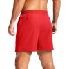 imageG Gradual Mens Athletic Running Shorts with Zipper Pockets Quick Dry 7quot 5quot 9quot Workout Gym Shorts for Basketball HikingDeep Red