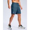 imageG Gradual Mens Athletic Running Shorts with Zipper Pockets Quick Dry 7quot 5quot 9quot Workout Gym Shorts for Basketball HikingDusty Blue