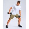 imageG Gradual Mens Athletic Running Shorts with Zipper Pockets Quick Dry 7quot 5quot 9quot Workout Gym Shorts for Basketball HikingDusty Khaki