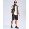 imageG Gradual Mens Athletic Running Shorts with Zipper Pockets Quick Dry 7quot 5quot 9quot Workout Gym Shorts for Basketball HikingGreen Camo