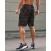 imageG Gradual Mens Athletic Running Shorts with Zipper Pockets Quick Dry 7quot 5quot 9quot Workout Gym Shorts for Basketball HikingGreen Camo