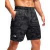 imageG Gradual Mens Athletic Running Shorts with Zipper Pockets Quick Dry 7quot 5quot 9quot Workout Gym Shorts for Basketball HikingGrey Camo