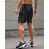 imageG Gradual Mens Athletic Running Shorts with Zipper Pockets Quick Dry 7quot 5quot 9quot Workout Gym Shorts for Basketball HikingGrey Camo