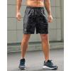 imageG Gradual Mens Athletic Running Shorts with Zipper Pockets Quick Dry 7quot 5quot 9quot Workout Gym Shorts for Basketball HikingGrey Camo