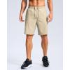 imageG Gradual Mens Athletic Running Shorts with Zipper Pockets Quick Dry 7quot 5quot 9quot Workout Gym Shorts for Basketball HikingKhaki