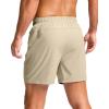 imageG Gradual Mens Athletic Running Shorts with Zipper Pockets Quick Dry 7quot 5quot 9quot Workout Gym Shorts for Basketball HikingKhaki
