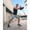 imageG Gradual Mens Athletic Running Shorts with Zipper Pockets Quick Dry 7quot 5quot 9quot Workout Gym Shorts for Basketball HikingLight Grey