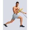 imageG Gradual Mens Athletic Running Shorts with Zipper Pockets Quick Dry 7quot 5quot 9quot Workout Gym Shorts for Basketball HikingLight Grey