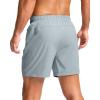 imageG Gradual Mens Athletic Running Shorts with Zipper Pockets Quick Dry 7quot 5quot 9quot Workout Gym Shorts for Basketball HikingLight Grey