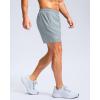 imageG Gradual Mens Athletic Running Shorts with Zipper Pockets Quick Dry 7quot 5quot 9quot Workout Gym Shorts for Basketball HikingLight Grey