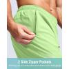 imageG Gradual Mens Athletic Running Shorts with Zipper Pockets Quick Dry 7quot 5quot 9quot Workout Gym Shorts for Basketball HikingMint Moment