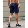 imageG Gradual Mens Athletic Running Shorts with Zipper Pockets Quick Dry 7quot 5quot 9quot Workout Gym Shorts for Basketball HikingNavy