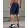 imageG Gradual Mens Athletic Running Shorts with Zipper Pockets Quick Dry 7quot 5quot 9quot Workout Gym Shorts for Basketball HikingNavy