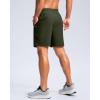 imageG Gradual Mens Athletic Running Shorts with Zipper Pockets Quick Dry 7quot 5quot 9quot Workout Gym Shorts for Basketball HikingOlive