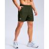 imageG Gradual Mens Athletic Running Shorts with Zipper Pockets Quick Dry 7quot 5quot 9quot Workout Gym Shorts for Basketball HikingOlive