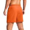 imageG Gradual Mens Athletic Running Shorts with Zipper Pockets Quick Dry 7quot 5quot 9quot Workout Gym Shorts for Basketball HikingOrange