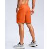 imageG Gradual Mens Athletic Running Shorts with Zipper Pockets Quick Dry 7quot 5quot 9quot Workout Gym Shorts for Basketball HikingOrange