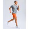 imageG Gradual Mens Athletic Running Shorts with Zipper Pockets Quick Dry 7quot 5quot 9quot Workout Gym Shorts for Basketball HikingOrange