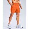 imageG Gradual Mens Athletic Running Shorts with Zipper Pockets Quick Dry 7quot 5quot 9quot Workout Gym Shorts for Basketball HikingOrange