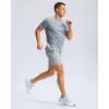 imageG Gradual Mens Athletic Running Shorts with Zipper Pockets Quick Dry 7quot 5quot 9quot Workout Gym Shorts for Basketball HikingPlatinum Grey