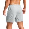 imageG Gradual Mens Athletic Running Shorts with Zipper Pockets Quick Dry 7quot 5quot 9quot Workout Gym Shorts for Basketball HikingPlatinum Grey