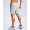 imageG Gradual Mens Athletic Running Shorts with Zipper Pockets Quick Dry 7quot 5quot 9quot Workout Gym Shorts for Basketball HikingPlatinum Grey