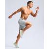 imageG Gradual Mens Athletic Running Shorts with Zipper Pockets Quick Dry 7quot 5quot 9quot Workout Gym Shorts for Basketball HikingPlatinum Grey