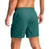imageG Gradual Mens Athletic Running Shorts with Zipper Pockets Quick Dry 7quot 5quot 9quot Workout Gym Shorts for Basketball HikingRainforest Green