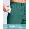 imageG Gradual Mens Athletic Running Shorts with Zipper Pockets Quick Dry 7quot 5quot 9quot Workout Gym Shorts for Basketball HikingRainforest Green