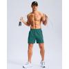 imageG Gradual Mens Athletic Running Shorts with Zipper Pockets Quick Dry 7quot 5quot 9quot Workout Gym Shorts for Basketball HikingRainforest Green