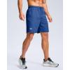 imageG Gradual Mens Athletic Running Shorts with Zipper Pockets Quick Dry 7quot 5quot 9quot Workout Gym Shorts for Basketball HikingRoyal Blue