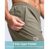 imageG Gradual Mens Athletic Running Shorts with Zipper Pockets Quick Dry 7quot 5quot 9quot Workout Gym Shorts for Basketball HikingSage Green