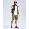 imageG Gradual Mens Athletic Running Shorts with Zipper Pockets Quick Dry 7quot 5quot 9quot Workout Gym Shorts for Basketball HikingSage Green