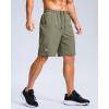 imageG Gradual Mens Athletic Running Shorts with Zipper Pockets Quick Dry 7quot 5quot 9quot Workout Gym Shorts for Basketball HikingSage Green
