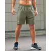imageG Gradual Mens Athletic Running Shorts with Zipper Pockets Quick Dry 7quot 5quot 9quot Workout Gym Shorts for Basketball HikingSage Green