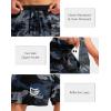 imageG Gradual Mens Basketball Shorts with Zipper Pockets Lightweight Quick Dry 11quot Long Shorts for Men Athletic GymBlue Camo