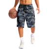 imageG Gradual Mens Basketball Shorts with Zipper Pockets Lightweight Quick Dry 11quot Long Shorts for Men Athletic GymBlue Camo